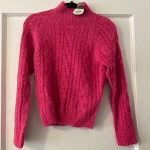 NWT hot pink turtleneck